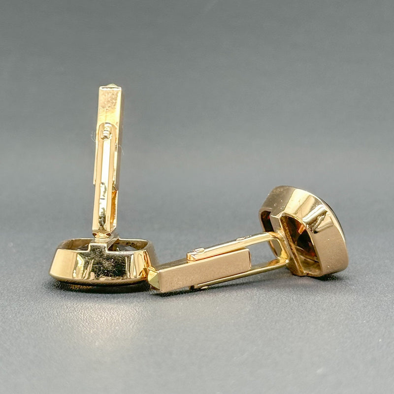 Estate 14K R Gold 19.08cttw Smoky Quartz Cufflinks - Walter Bauman Jewelers