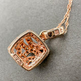 Estate 14K R Gold Levian 0.40cttw Chocolate & I-J/SI1 Diamond Pendant - Walter Bauman Jewelers