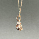 Estate 14K R Gold Levian 0.40cttw Chocolate & I-J/SI1 Diamond Pendant - Walter Bauman Jewelers