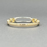 Estate 14K TT 0.15cttw G/SI1 Diamond Open Link Ring - Walter Bauman Jewelers