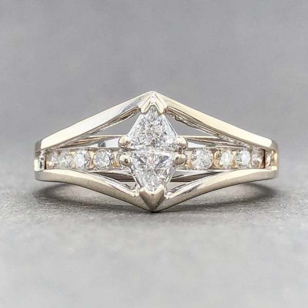 Estate 14K TT 0.52ctw G-I/SI1-2 Diamond Ring - Walter Bauman Jewelers
