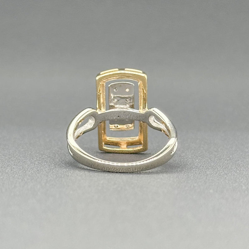 Estate 14K TT Gold 0.10cttw H/SI1-2 Diamond Ring - Walter Bauman Jewelers