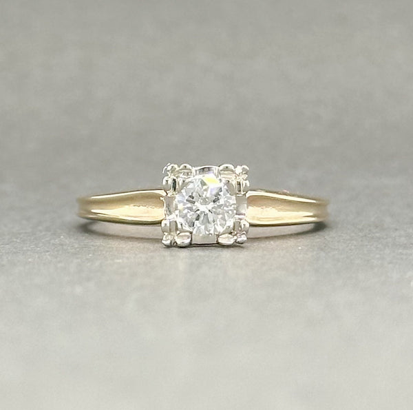 Estate 14K TT Gold 0.28ct H-I/VS1-2 Diamond Engagement Ring - Walter Bauman Jewelers