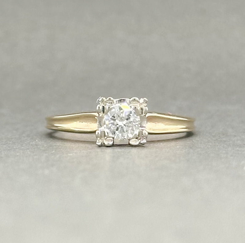 Estate 14K TT Gold 0.28ct H-I/VS1-2 Diamond Engagement Ring - Walter Bauman Jewelers