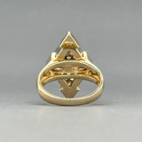Estate 14K TT Gold 0.56cttw H/SI1 Diamond Navette Ring - Walter Bauman Jewelers