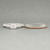Estate 14K TT Gold 1.36ctw Moissanite Engagement Ring - Walter Bauman Jewelers