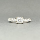 Estate 14K TT Gold 1.36ctw Moissanite Engagement Ring - Walter Bauman Jewelers