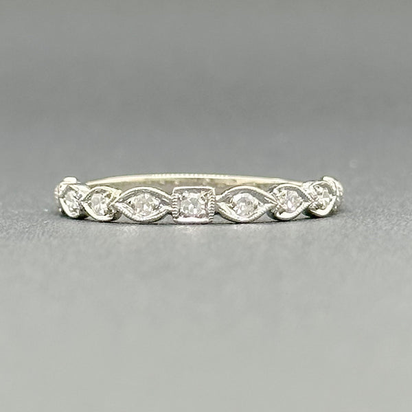 Estate 14K W Gold 0.10cttw G/SI1 Diamond Ring - Walter Bauman Jewelers