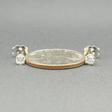 Estate 14K W Gold 0.24cttw G-H/SI1-2 Diamond Stud Earrings - Walter Bauman Jewelers