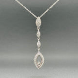 Estate 14K W Gold 0.24cttw H/SI1-2 Diamond Pendant - Walter Bauman Jewelers