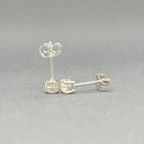Estate 14K W Gold 0.25ctw I/SI1 Diamond Stud Earrings - Walter Bauman Jewelers