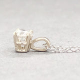 Estate 14K W Gold 0.29ct H/VS2 Diamond Pendnat - Walter Bauman Jewelers