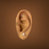 Estate 14K W Gold 0.30cttw G-H/SI2-I1 Diamond Stud Earrings - Walter Bauman Jewelers