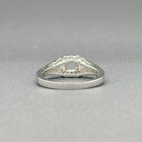 Estate 14K W Gold 0.36cttw G-H/SI1-2 Diamond Engagement Setting - Walter Bauman Jewelers