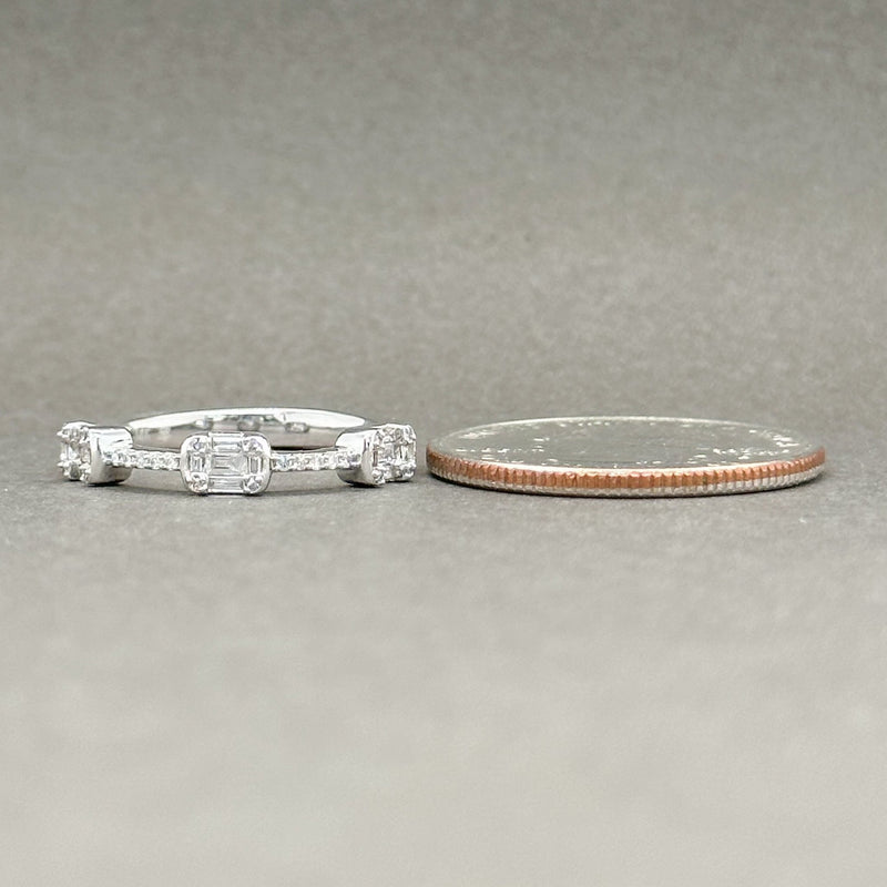Estate 14K W Gold 0.43cttw G-I/VS2-SI2 Diamond Ring - Walter Bauman Jewelers