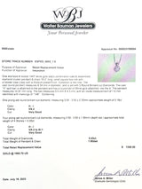 Estate 14K W Gold 0.43cttw H-I/VS2-SI1 Diamond Cluster Pendant - Walter Bauman Jewelers