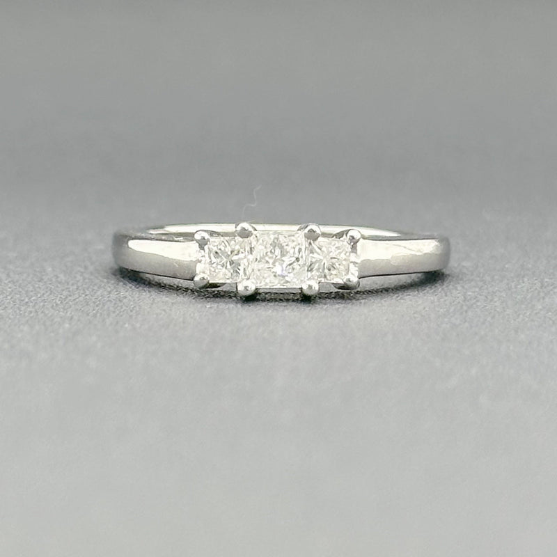 Estate 14K W Gold 0.43cttw H/SI2-I1 Diamond Engagement Ring - Walter Bauman Jewelers