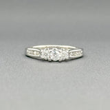 Estate 14K W Gold 0.51cttw H-I/SI1-2 Diamond Engagement Ring - Walter Bauman Jewelers