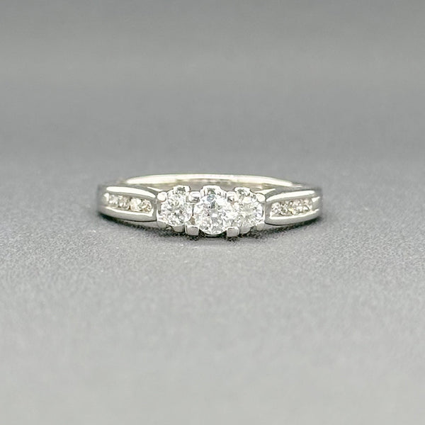 Estate 14K W Gold 0.51cttw H-I/SI1-2 Diamond Engagement Ring - Walter Bauman Jewelers