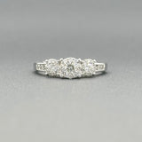 Estate 14K W Gold 0.54cttw H-J/SI1-2 Diamond Engagement Ring - Walter Bauman Jewelers