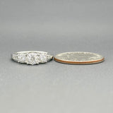 Estate 14K W Gold 0.54cttw H-J/SI1-2 Diamond Engagement Ring - Walter Bauman Jewelers
