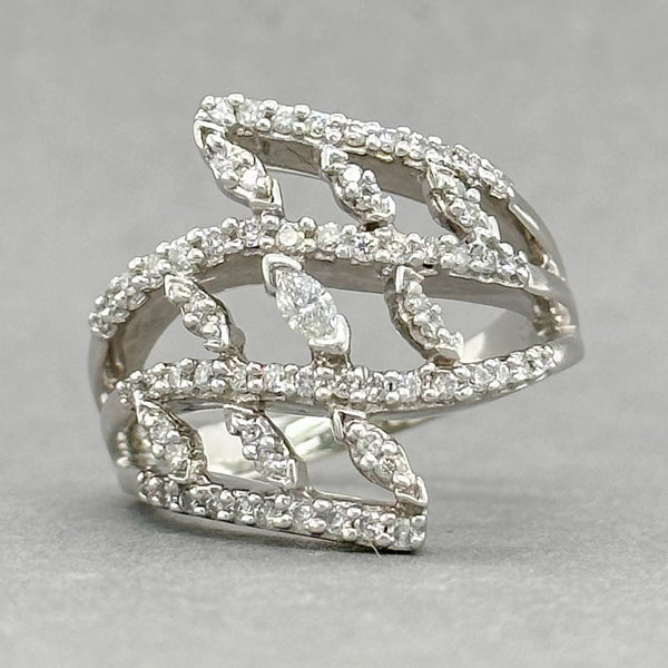 Estate 14K W Gold 0.56ctw H-I/SI1-2 Diamond Cocktail Ring - Walter Bauman Jewelers