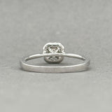 Estate 14K W Gold 0.57ctw G-I/VS1-SI Diamond Eng. Ring - Walter Bauman Jewelers