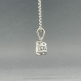 Estate 14K W Gold 0.61ct G/SI1 Diamond Pendant - Walter Bauman Jewelers