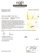 Estate 14K W Gold 0.62ct H/I1 Diamond Pendant - Walter Bauman Jewelers