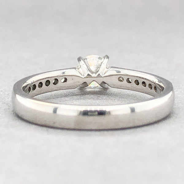 Estate 14K W Gold 0.6cttw I/I1 Diamond Engagement Ring - Walter Bauman Jewelers
