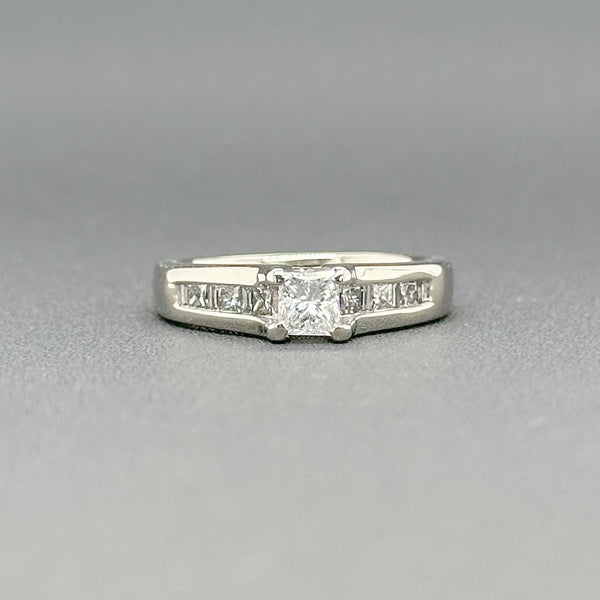 Estate 14K W Gold 0.80cttw G-I/SI1-2 Diamond Engagement Ring - Walter Bauman Jewelers