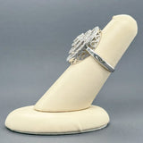 Estate 14K W Gold 0.87cttw G-I/SI1-2 Diamond Cocktail Ring - Walter Bauman Jewelers