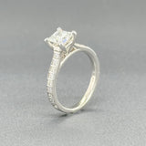 Estate 14K W Gold 0.99cttw G-I/VS2-SI1 Diamond Engagement Ring - Walter Bauman Jewelers