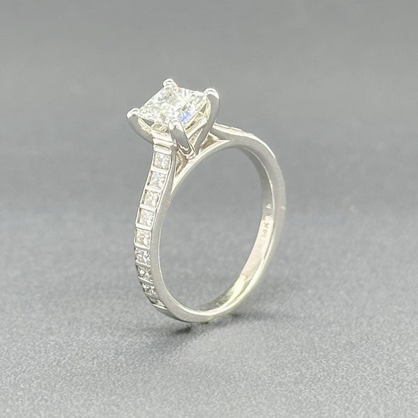 Estate 14K W Gold 0.99cttw G-I/VS2-SI1 Diamond Engagement Ring - Walter Bauman Jewelers