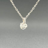 Estate 14K W Gold 1.01ct G/SI1 Diamond Solitaire Pendant - Walter Bauman Jewelers