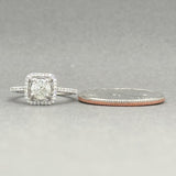 Estate 14K W Gold 1.02ctw G-J/VS1-SI1 Diamond Engagement Ring - Walter Bauman Jewelers