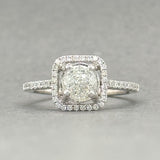 Estate 14K W Gold 1.02ctw G-J/VS1-SI1 Diamond Engagement Ring - Walter Bauman Jewelers