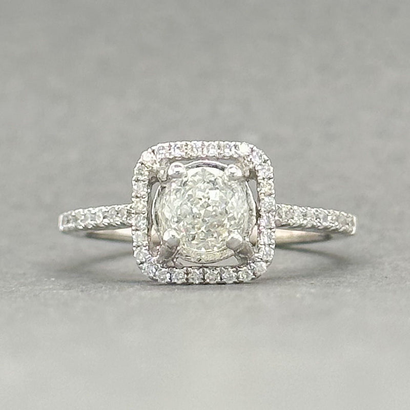 Estate 14K W Gold 1.02ctw G-J/VS1-SI1 Diamond Engagement Ring - Walter Bauman Jewelers