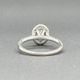 Estate 14K W Gold 1.05cttw G-H/VS1-SI2 Diamond Eng. Ring GIA #2236826066 - Walter Bauman Jewelers