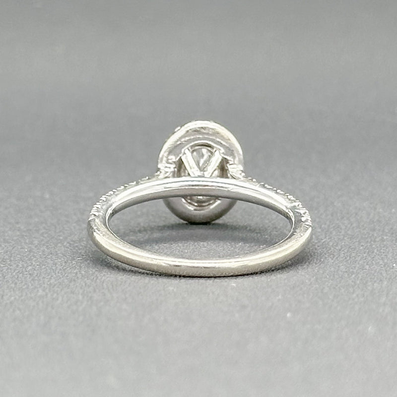 Estate 14K W Gold 1.05cttw G-H/VS1-SI2 Diamond Eng. Ring GIA #2236826066 - Walter Bauman Jewelers