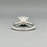 Estate 14K W Gold 1.16cttw H-I/I1 Diamond Cluster Engagement Ring - Walter Bauman Jewelers