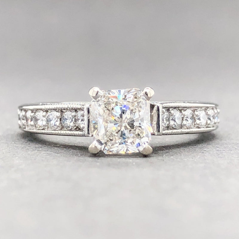 Estate 14K W Gold 1.32cttw G-J/VS2-SI1 Diamond Engagement Ring - Walter Bauman Jewelers