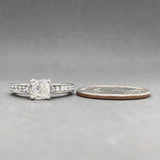 Estate 14K W Gold 1.32cttw G-J/VS2-SI1 Diamond Engagement Ring - Walter Bauman Jewelers