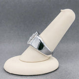 Estate 14K W Gold 1.6cttw G-I/SI-2 Men's Diamond Signet Ring - Walter Bauman Jewelers