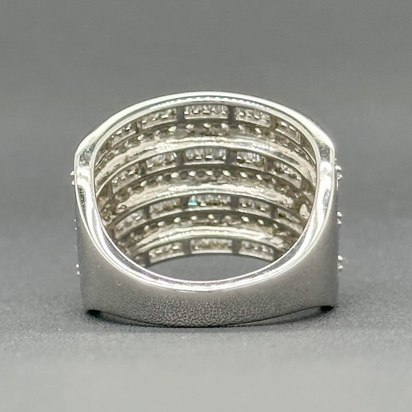 Estate 14K W Gold 1.75cttw G-H/VS2-SI1 Diamond Wide Ring - Walter Bauman Jewelers