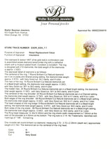 Estate 14K W Gold 2.93cttw H-I/SI1-I1 Diamond Engagement Ring - Walter Bauman Jewelers