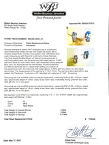 Estate 14K W Gold 3.24cttw Aquamarine & 0.03cttw H/SI2 Diamond Earrings - Walter Bauman Jewelers