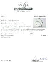Estate 14K W Gold 4-7.5mm Akoya Pearl 16" Necklace - Walter Bauman Jewelers