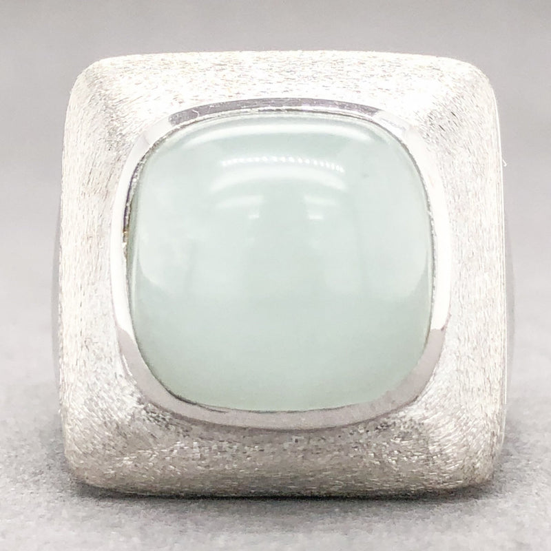 Estate 14K W Gold 9.33ct Chalcedony Ring - Walter Bauman Jewelers