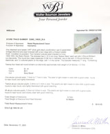 Estate 14K W Gold Akoya Pearl & 0.72cttw G-H/SI1 Diamond Multistrand Bracelet - Walter Bauman Jewelers